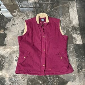 Key Brand Fleece-Lined Vest, Fuchsia